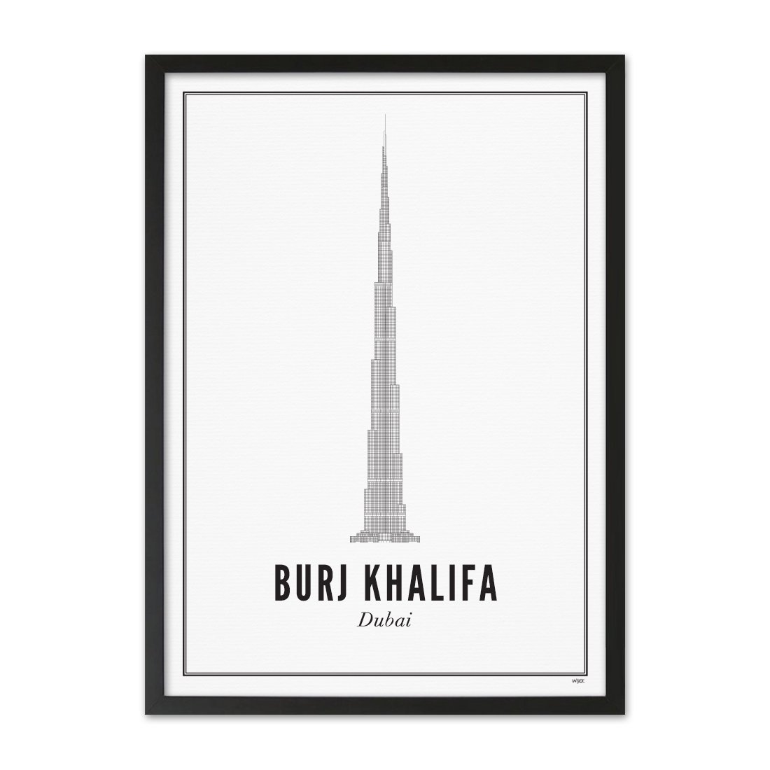 Poster of Dubai - Burj Khalifa | WIJCK.